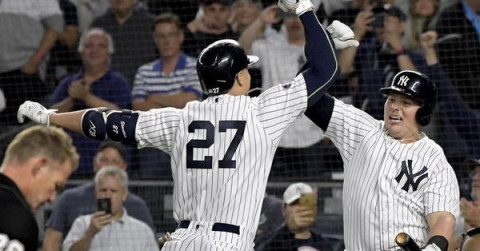 Los Yanquis vencen 7-2 a los Atléticos de Oakland 