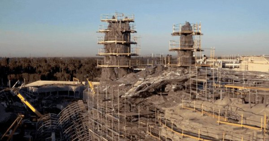 Disney muestra avances de construcción de su parque de Star Wars