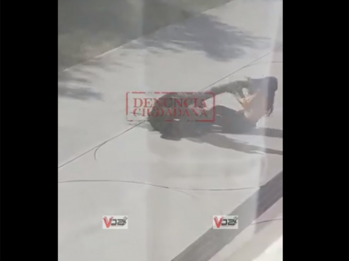 Revelan nuevo video de pareja que discutió en Iguala