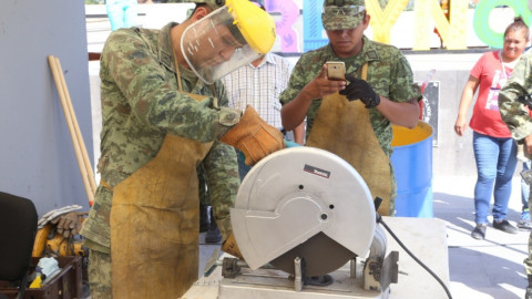 Inaugura Maki Ortiz campaña de Canje de Armas