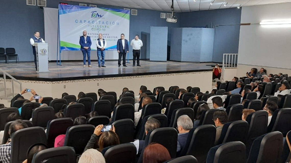 Intensifican capacitación a médicos de Matamoros por COVID-19, influenza y dengue.