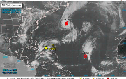 "Sam" pierde fuerza en su camino hacia el Atlántico Norte