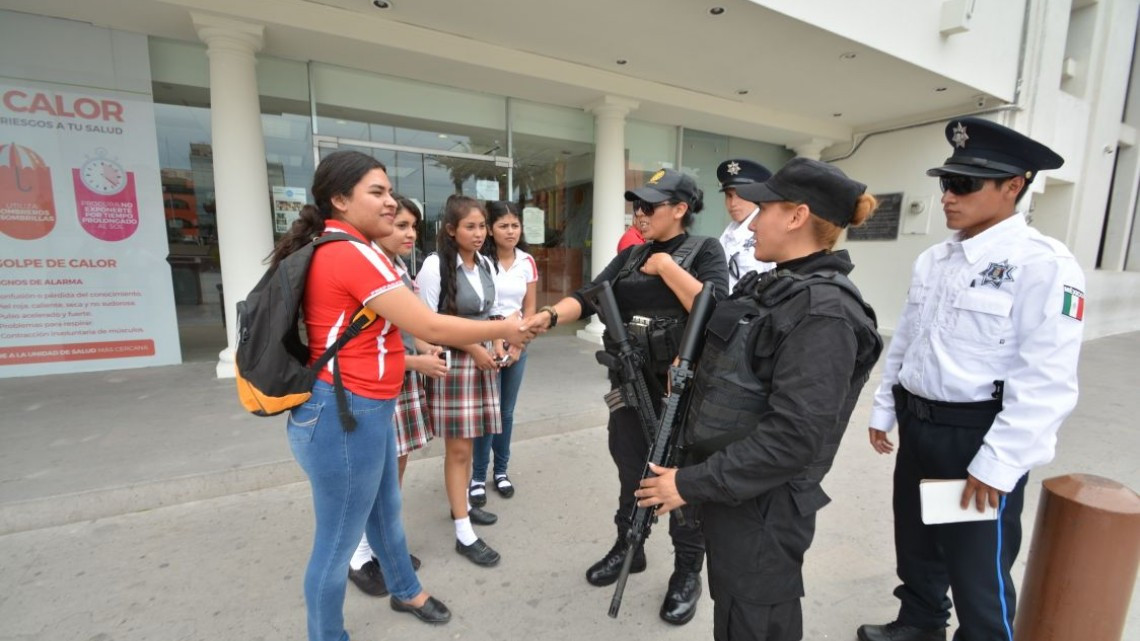 Realiza Policía de Proximidad recorridos peatonales y patrullaje