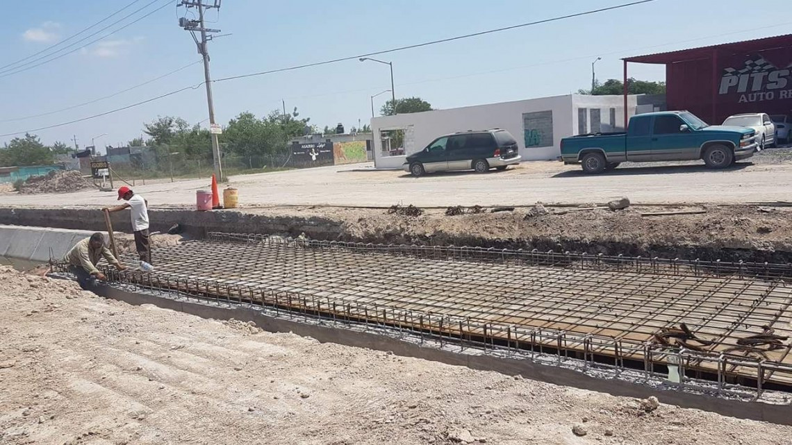Al 40% construcción del Canal Pluvial Balcones de Alcalá