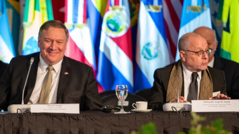 Mike Pompeo y Mauricio Macri se reúnen en Argentina