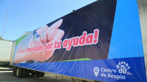 Apoyo tamaulipeco para damnificados por sismo saldrá hoy