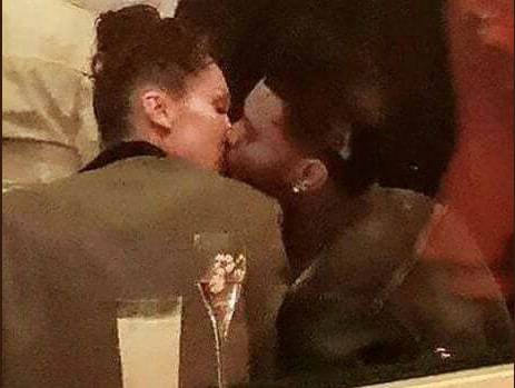 The Weeknd y Bella Hadid captados en pleno beso