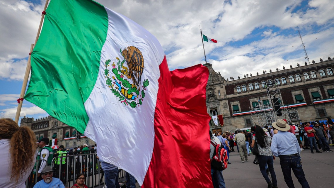 El Zócalo capitalino está listo para festejar la Independencia de México