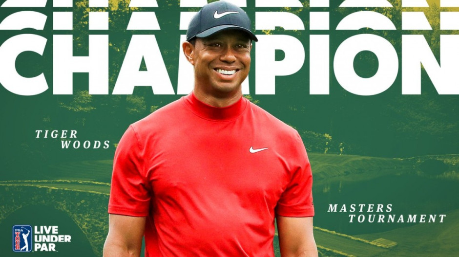Tiger Woods regresa y conquista su quinto Masters