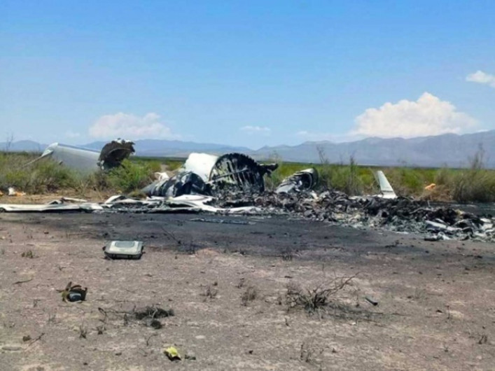 Recuperan cajas negras tras desplome de avión en Coahuila