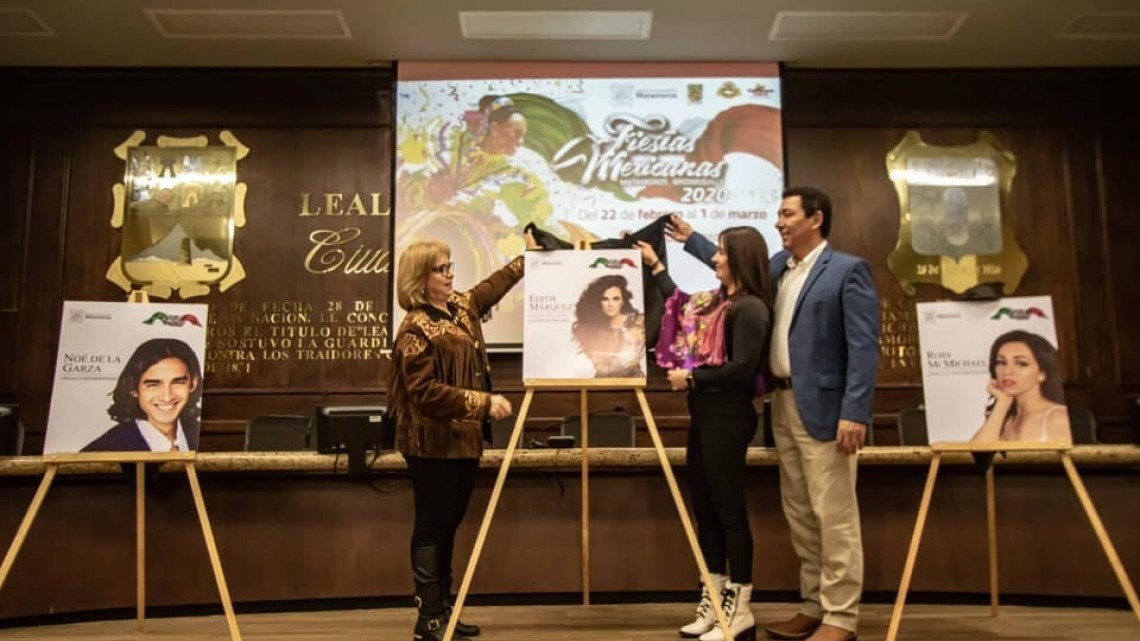 Develan invitados especiales de las Fiestas Mexicanas 2020