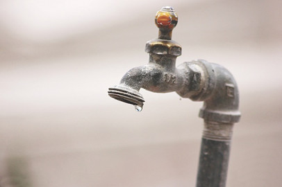 Aviso de suspensión de suministro de agua. 