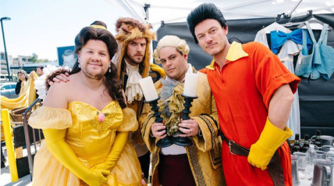 James Corden recrea "La bella y la Bestia"