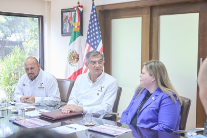 Presenta Américo a cónsul de EU en Matamoros proyectos en marcha