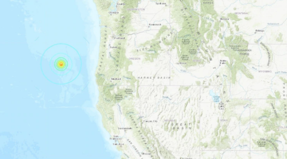 Sismo de 6.3 azota Oregon