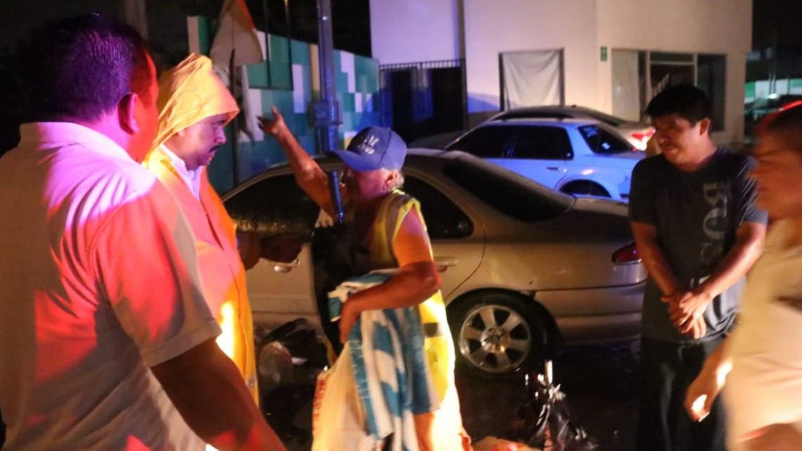 45 personas en albergues por tormenta en Reynosa