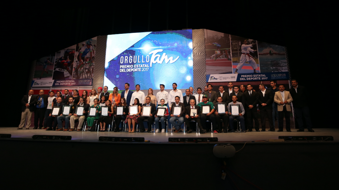 Entregan Premio Estatal del Deporte 2017