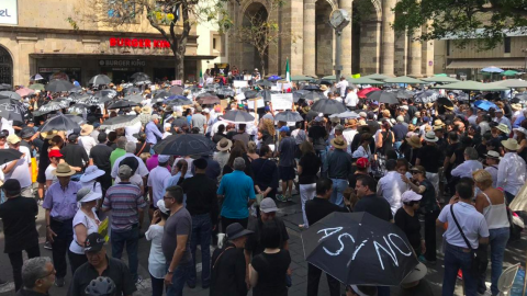 Se registran en varias ciudades del país marchas contra López Obrador