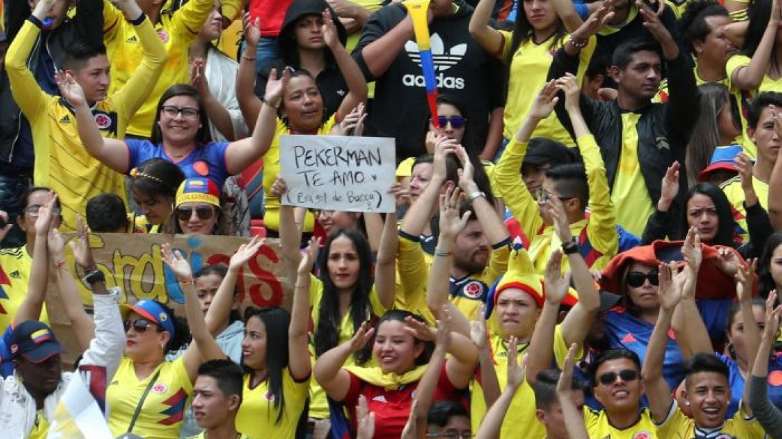 Colombia recibe con cariño a su Selección