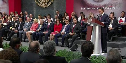 EPN hace un llamado a la ciudadanía a donar a la Cruz Roja 