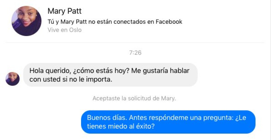 “¿Le tienes miedo al éxito?”: hombre se burla de estafador
