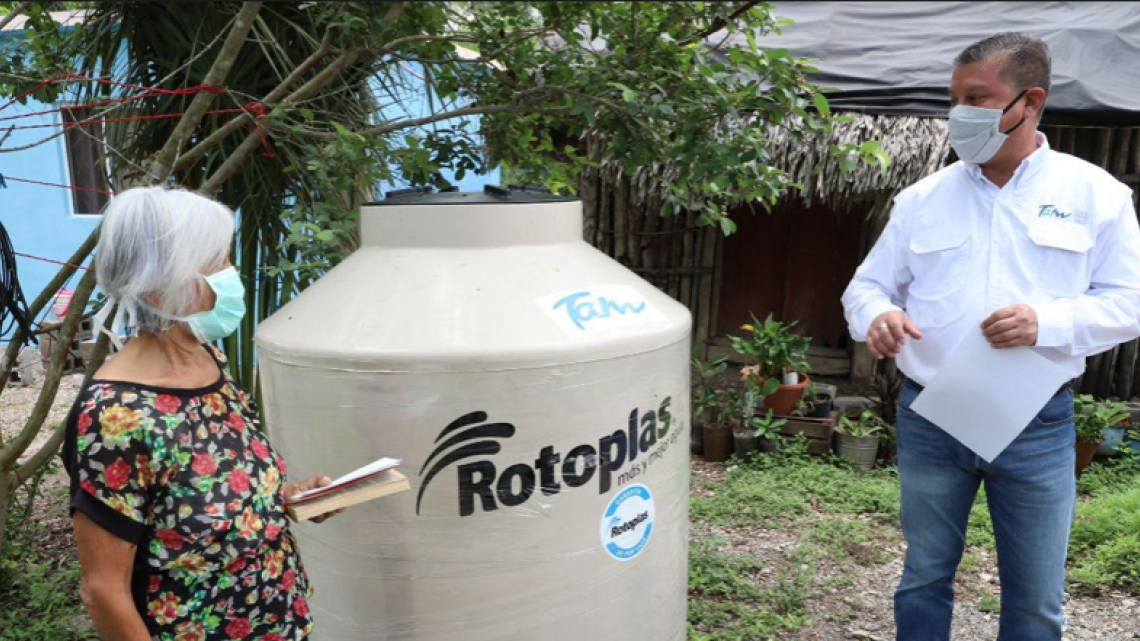 Entrega SEBIEN apoyos subsidiados a familias de Villa de Casas