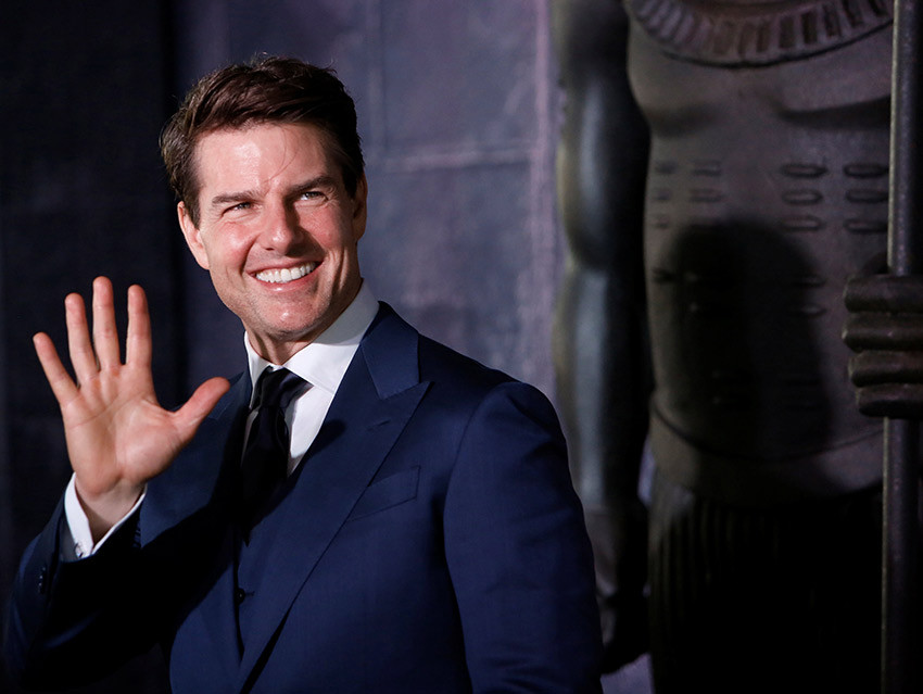 Tom Cruise con "La Momia" en la Ciudad de México