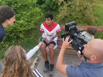 Deportista raramuri abandona competencia por dolor en las rodillas 