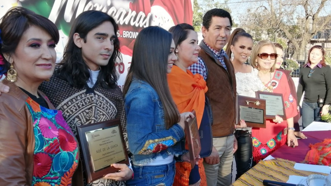 Entregan Llaves de la ciudad a Edith Márquez Valor Nacional “Fiestas Mexicanas” Matamoros 2020