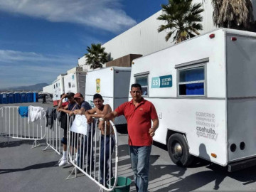 Continúa apoyo a Caravana Migrante en Coahuila