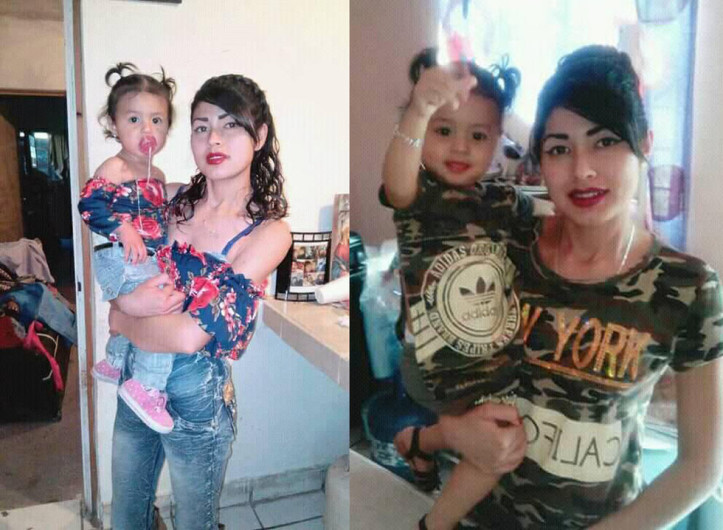 Familiares desesperados buscan a Arely y a su bebé