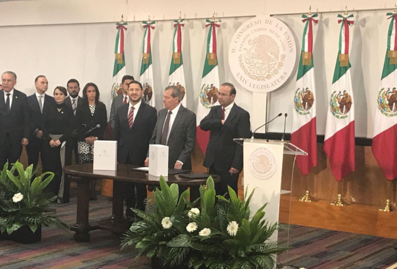 Entrega Navarrete Prida sexto y último informe de gobierno de EPN al Congreso de la Unión