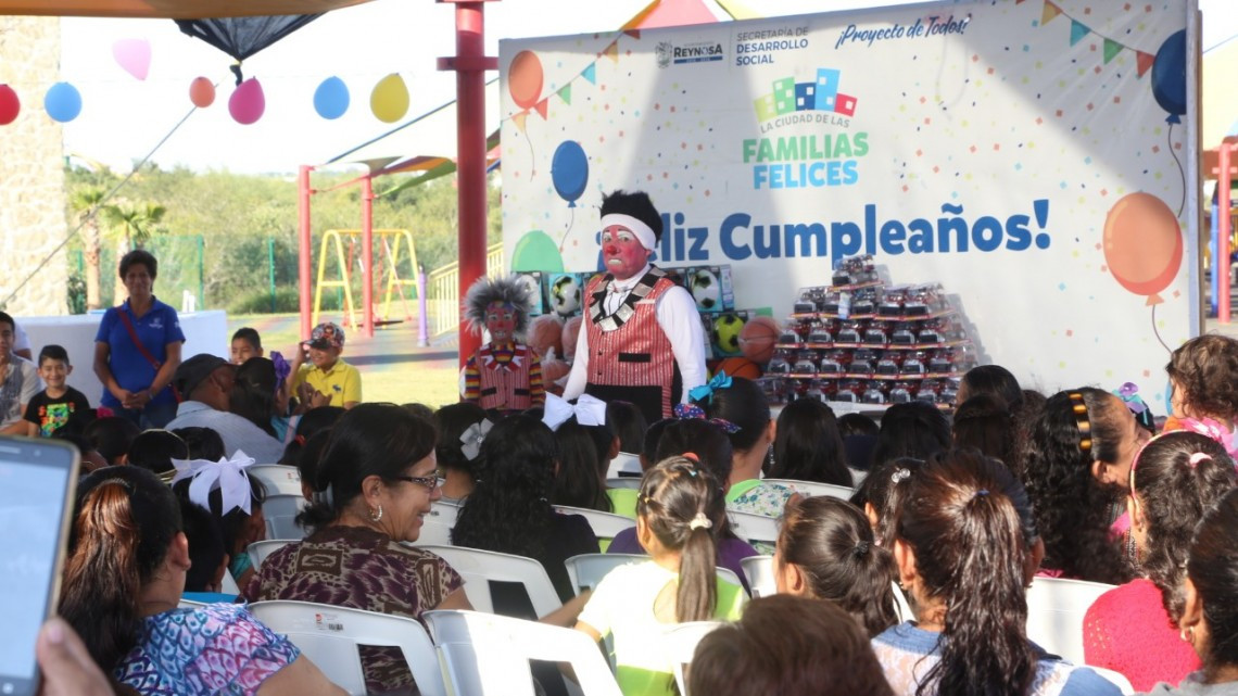 Festejó Gobierno Municipal a 155 niños en Cumpleaños del Mes