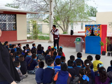 Fomenta Gobierno de Carlos Peña Ortiz educación ambiental en escuelas