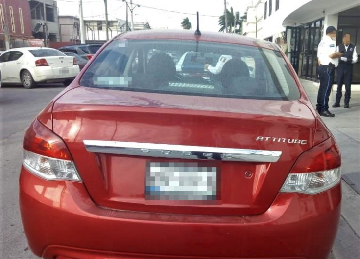Recuperan vehículo con reporte de robo en Reynosa