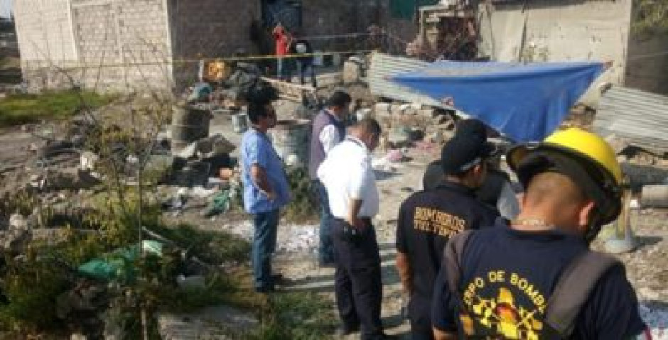 Explosión en Tultepec deja dos muertos