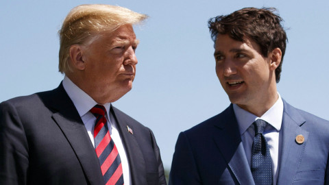 Trump y Trudeau dialogan acerca del T-MEC vía telefónica