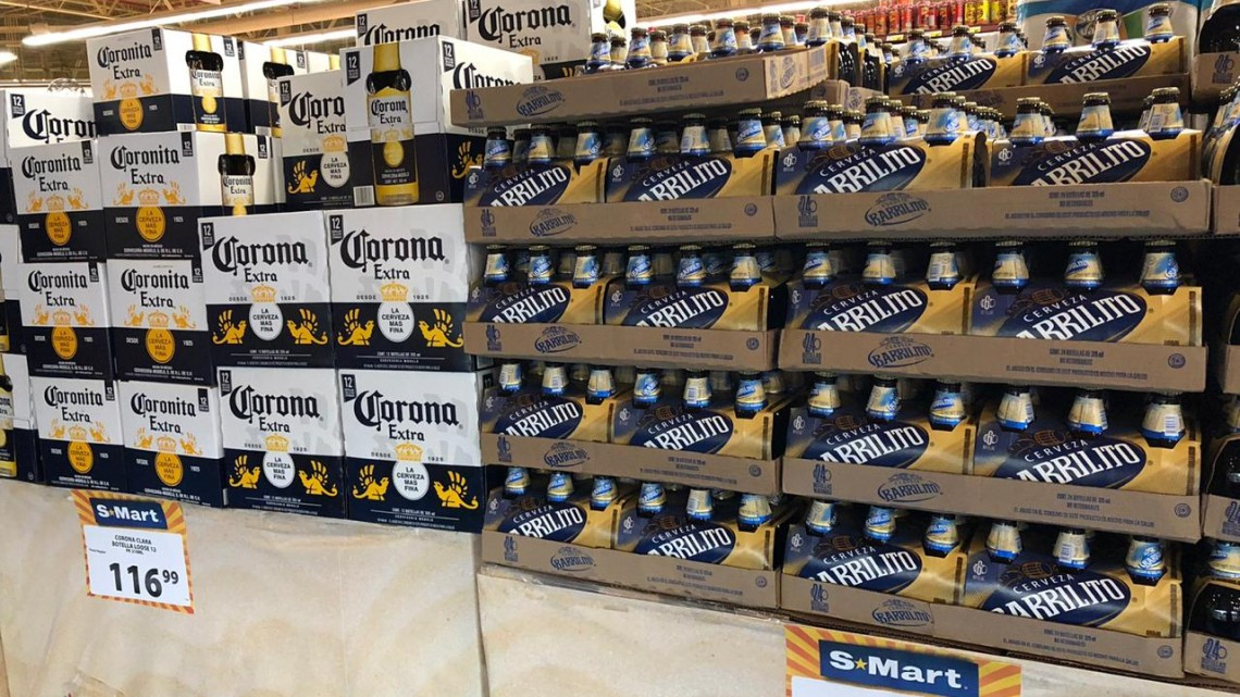 Tiendas ofertan bebidas alcohólicas previo a Ley Seca