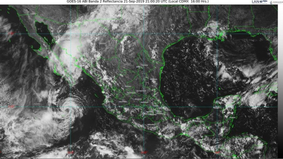 Depresión tropical 21-E continúa debilitándose