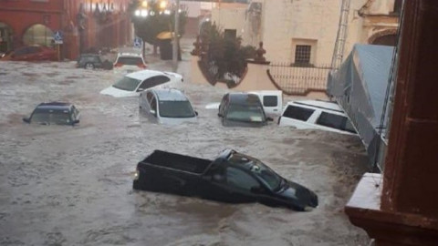 Matehuala es azotada por tromba, hay cuantiosos daños