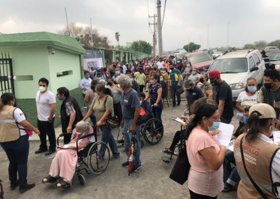 Comienza vacunación de adultos mayores en los 6 puntos de Reynosa