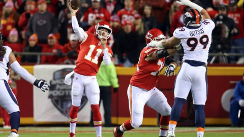 Chiefs vencen 27-23 a Broncos 