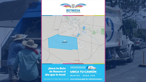 Recolección de basura en las colonias del Sector Sur de nuestra ciudad