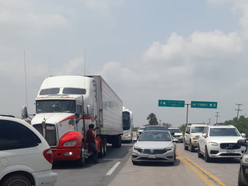 Termina bloqueo en la carretera Matamoros Ciudad Victoria