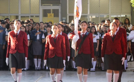 Participa Gobierno de Reynosa en inicio de Ciclo Escolar 2023-2024 del CETIS 71 