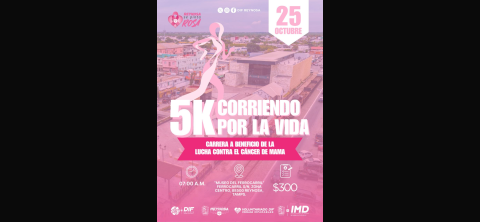 Invitan Municipio y DIF-Reynosa a Carrera ‘5K Corriendo por la Vida’