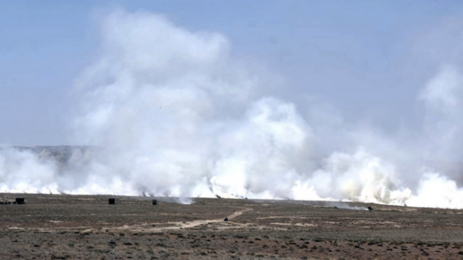 Deja dos muertos explosión en una base militar en Azerbaiyán 