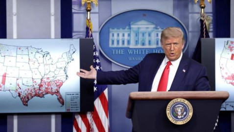 Trump suspende convención republicana en Florida ante incremento de casos de COVID-19 en el estado