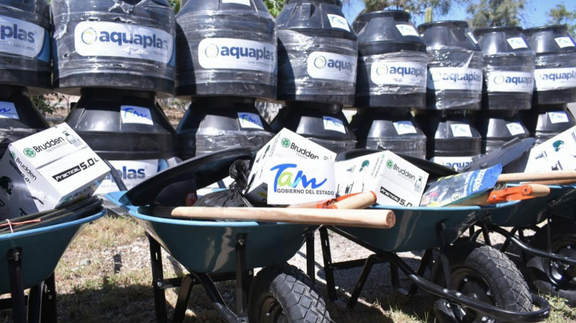 Refrenda Gobierno del Estado apoyo al campo con entrega de Huertos de Traspatio