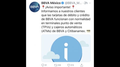 Bancos reportan recuperación paulatina de sistema